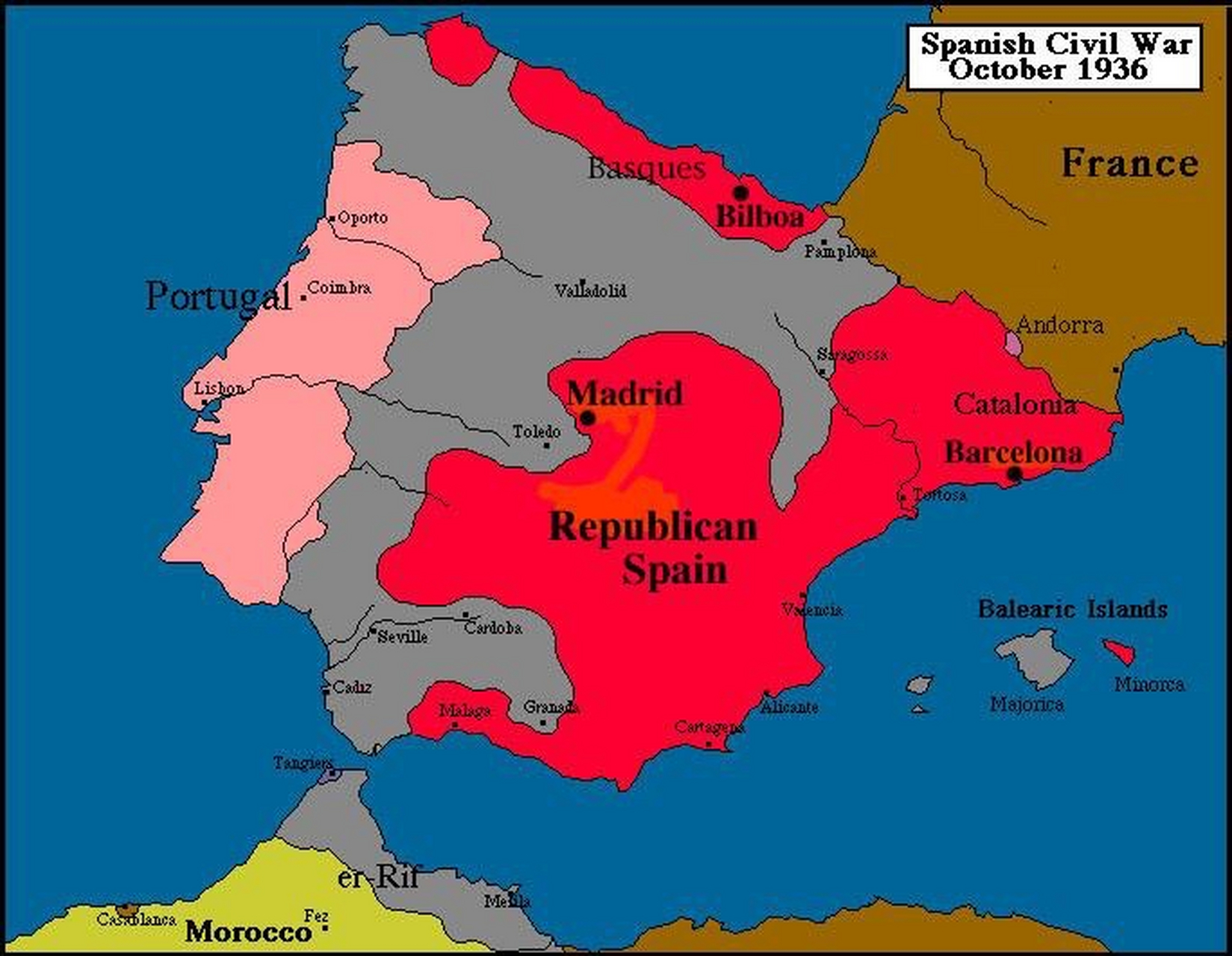 新西班牙内战!巴塞罗那一方险胜的简单介绍 新西班牙内战!巴塞罗那一方险胜的简单介绍